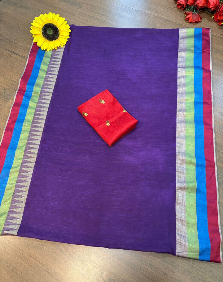 Colors Of - Bhagalpuri Kota silk Saree
