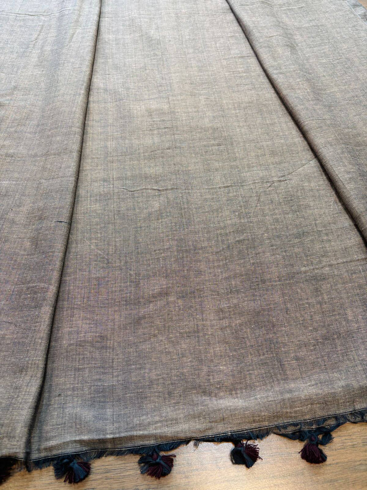 Mystery Of Beauty- Solid Color Khadi Cotton Saree
