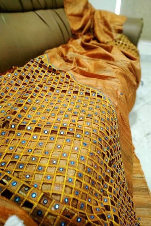 Sugar Dust Ghicha Tussar Silk Saree