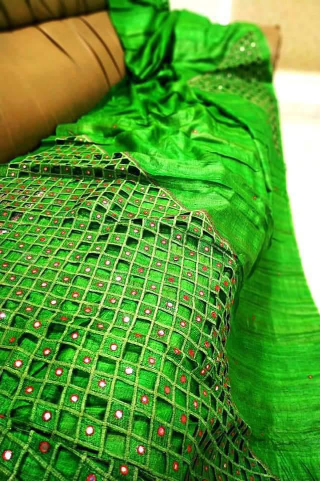 Sugar Dust Ghicha Tussar Silk Saree