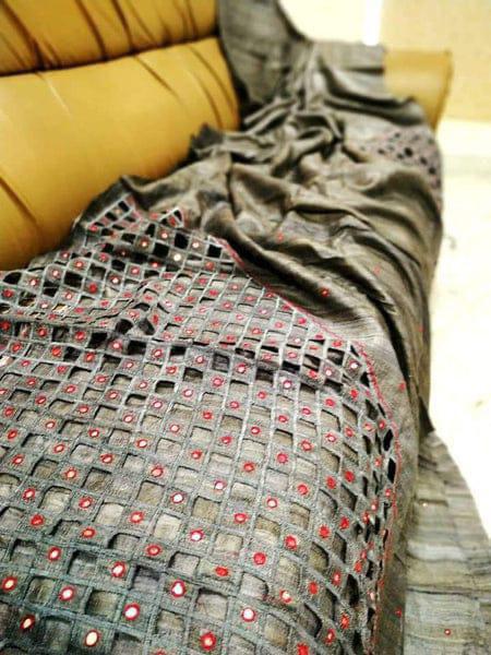 Sugar Dust Ghicha Tussar Silk Saree