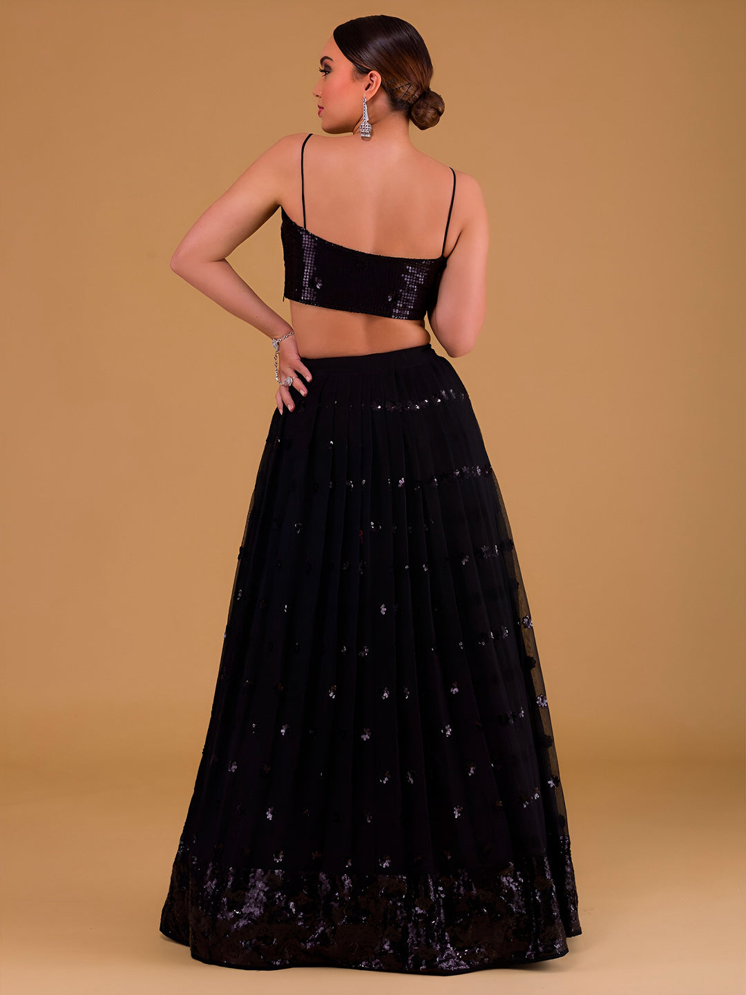 KalpVriksha Georgette Lehenga