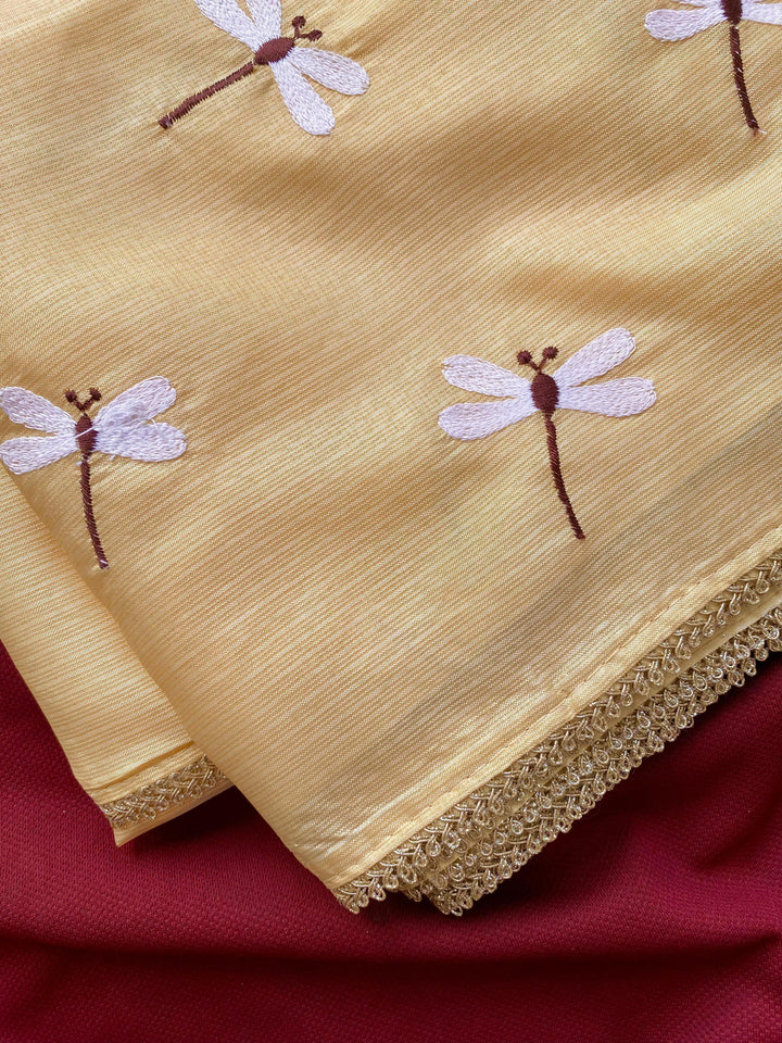 Dragonfly Design Kota Saree