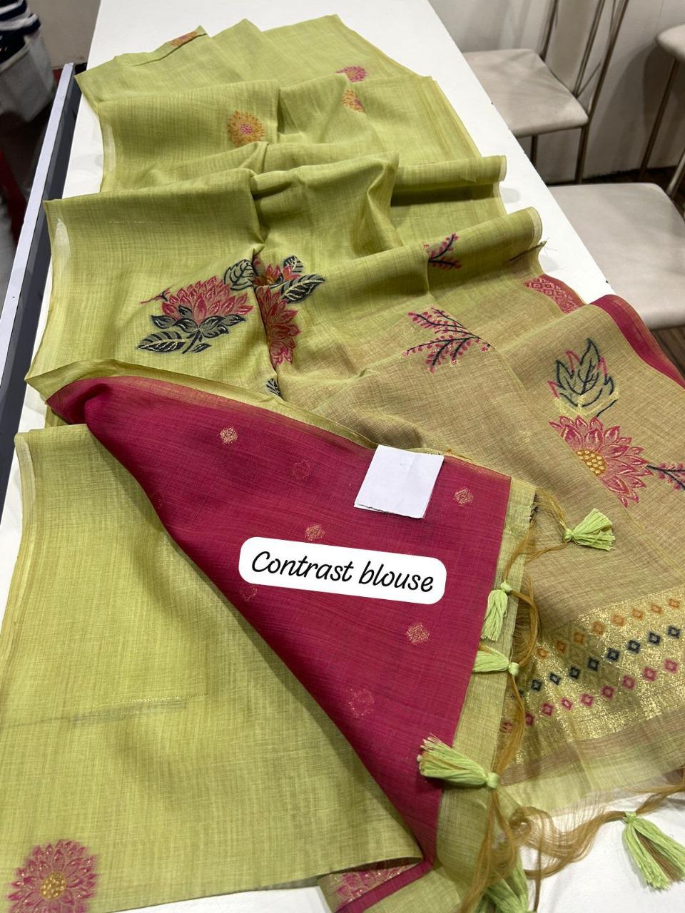 Riddhi-Siddhi Muga Cotton Saree
