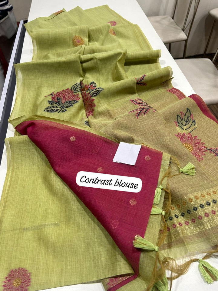 Riddhi-Siddhi Muga Cotton Saree