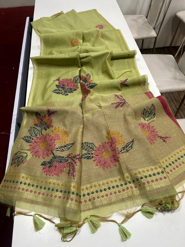 Riddhi-Siddhi Muga Cotton Saree