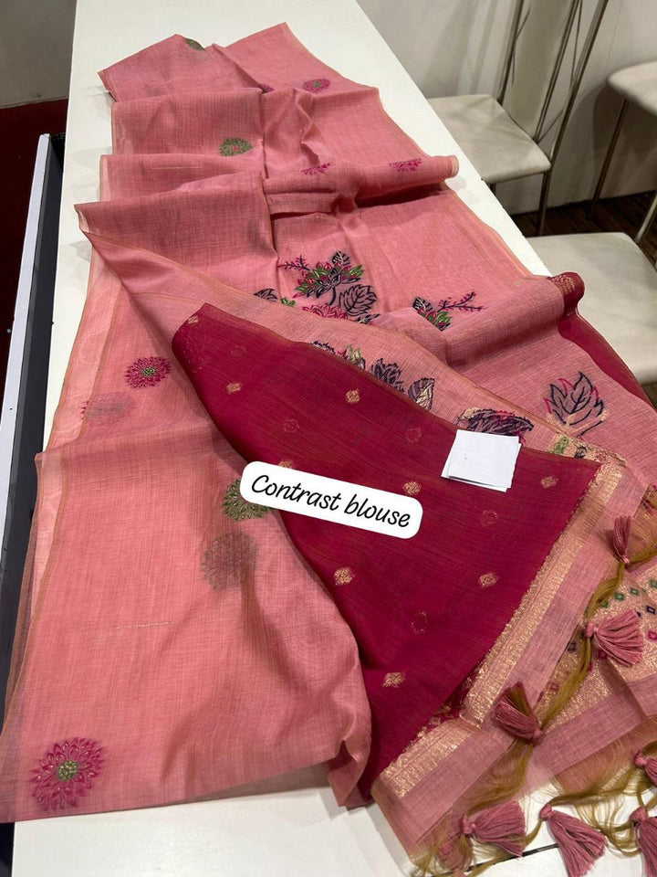 Riddhi-Siddhi Muga Cotton Saree