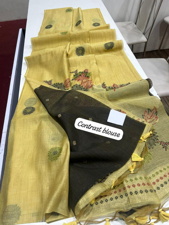Riddhi-Siddhi Muga Cotton Saree