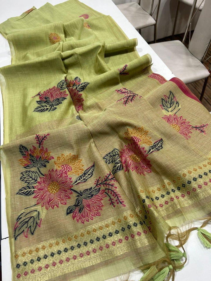 Riddhi-Siddhi Muga Cotton Saree