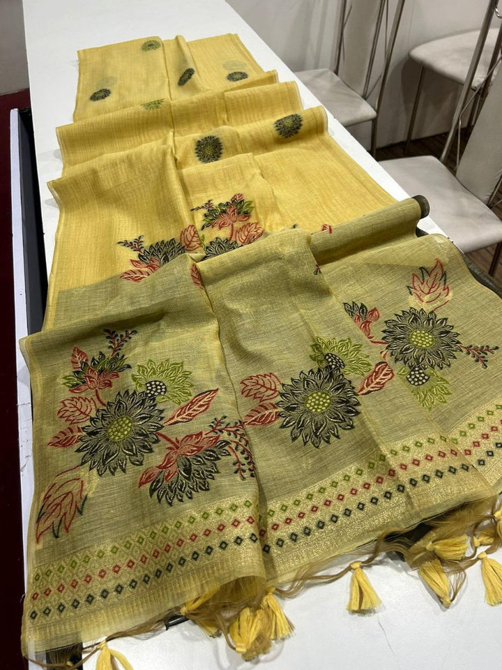 Riddhi-Siddhi Muga Cotton Saree