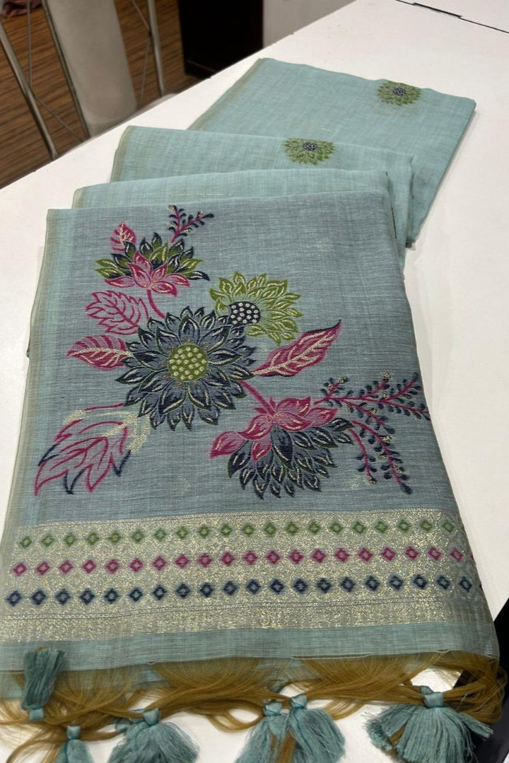 Riddhi-Siddhi Muga Cotton Saree