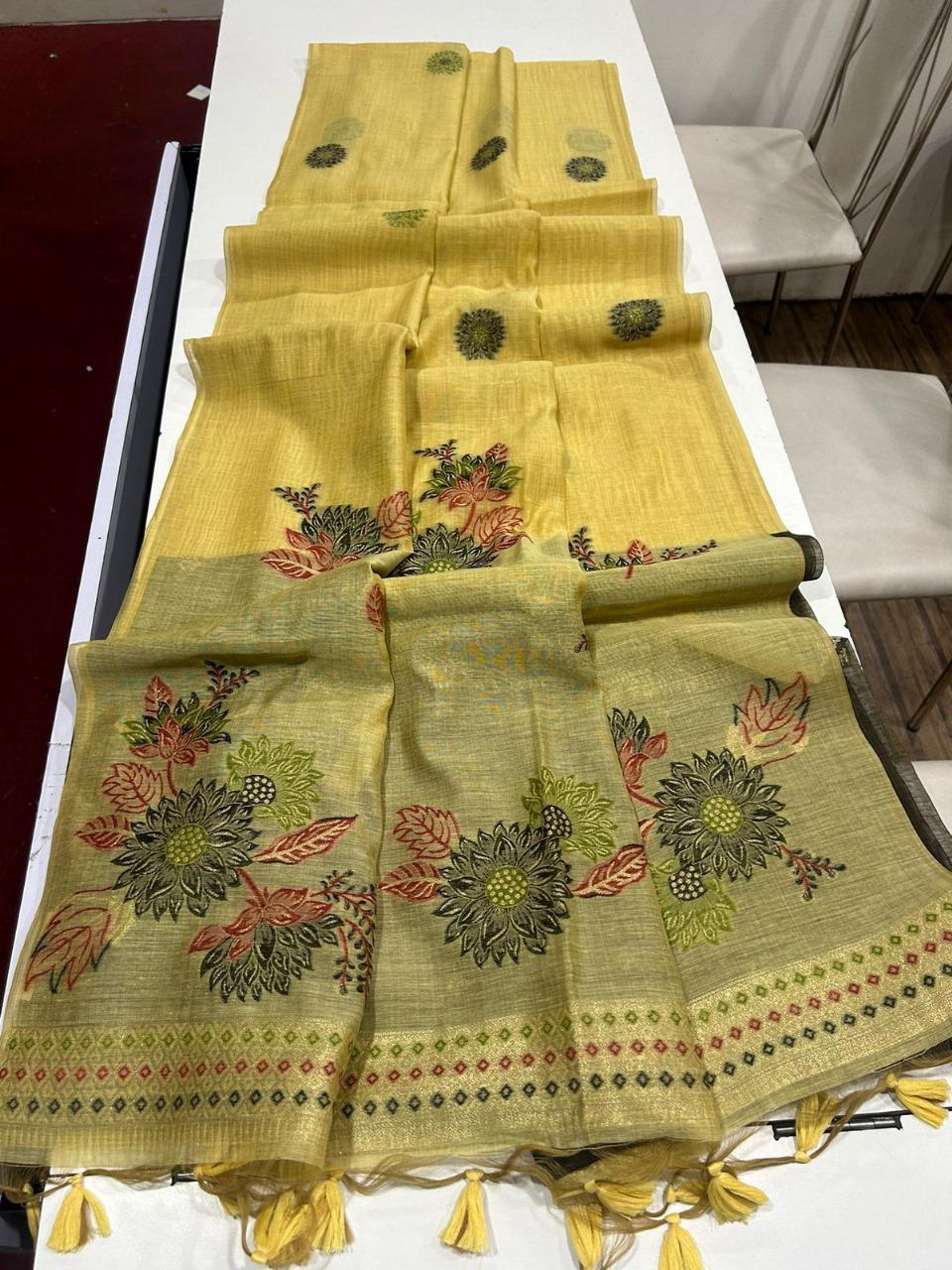 Riddhi-Siddhi Muga Cotton Saree