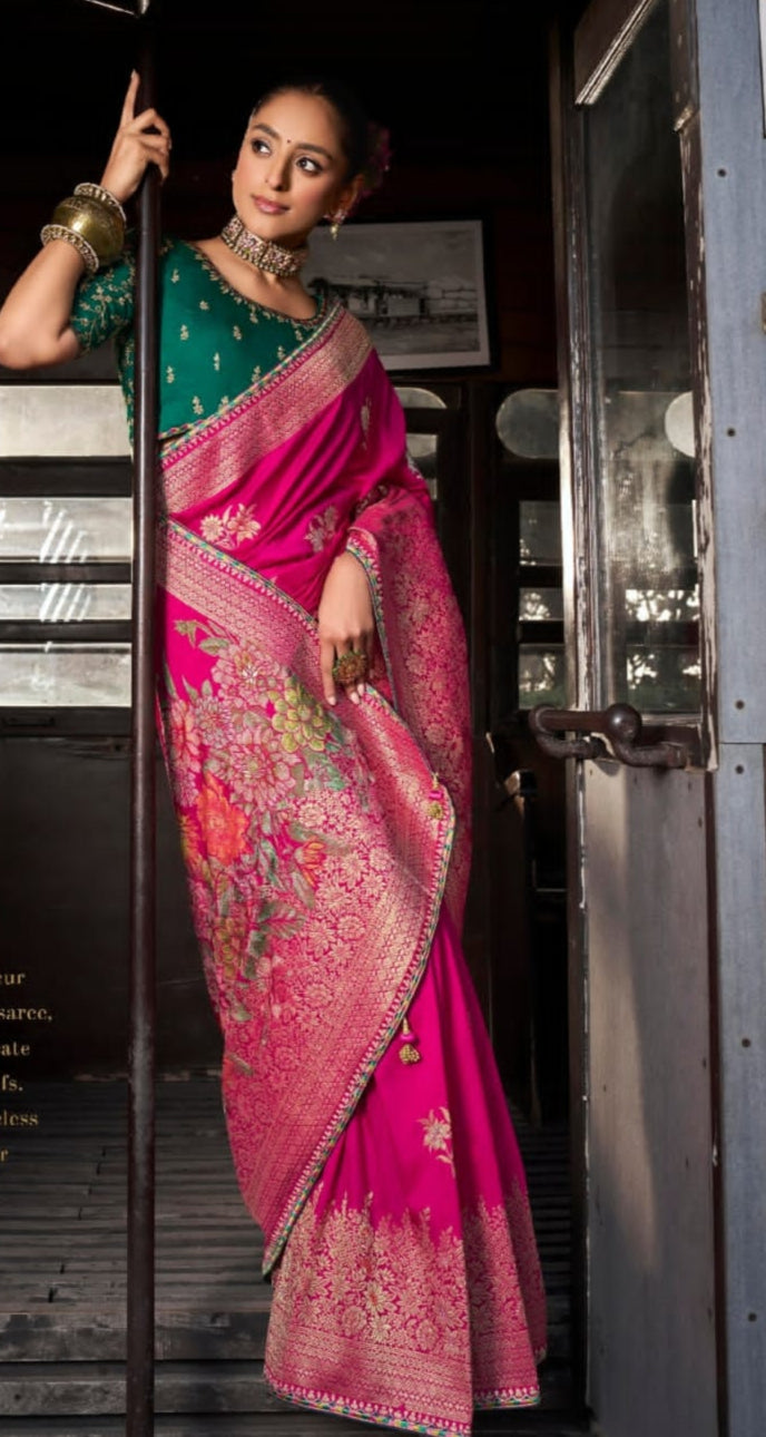 Swagatam- Fancy Dola Viscous Silk Saree