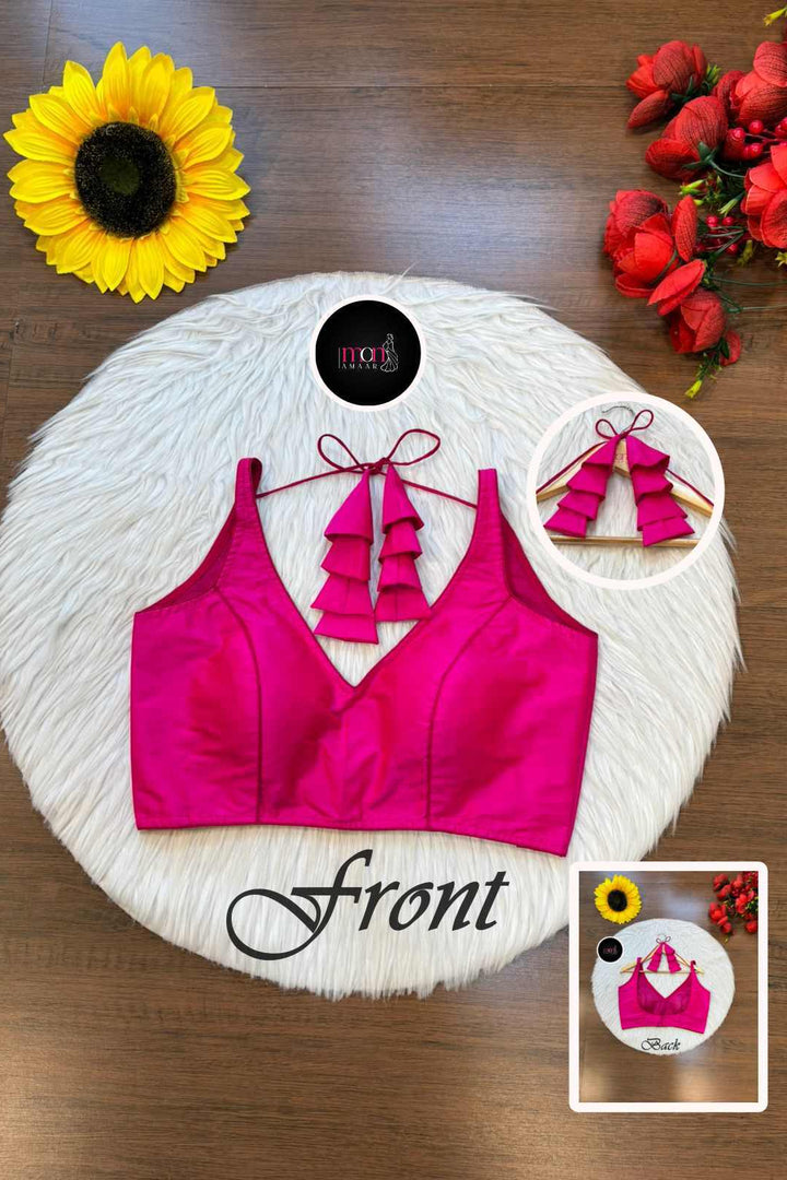 Tri vibe- Three Layers Of Beauty (Designer Blouse)