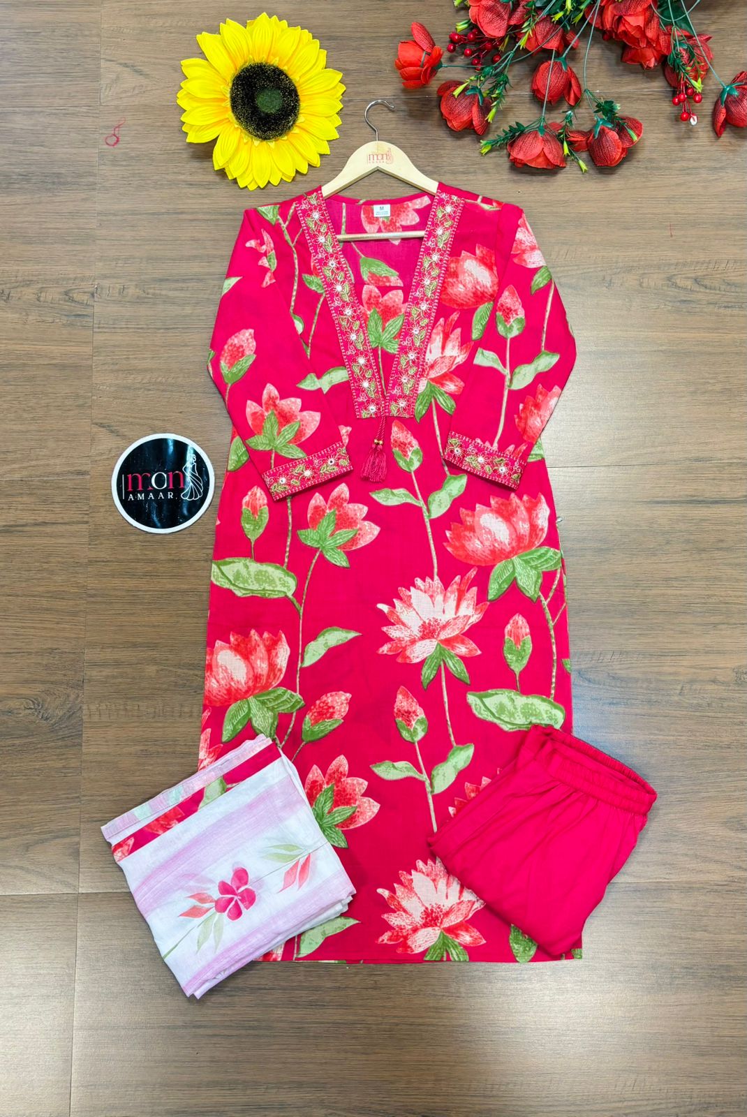 Beauty In Basic Cotton Kurti Set