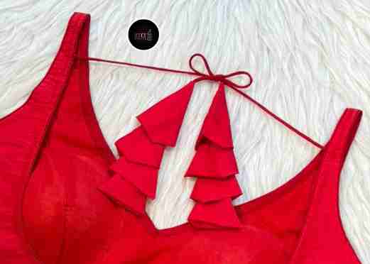 Tri vibe- Three Layers Of Beauty (Designer Blouse)