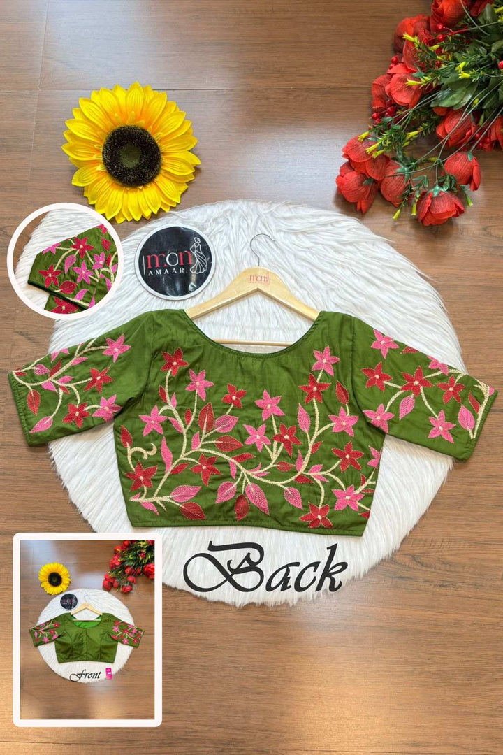 Embroidery Charm- Readymade Blouse