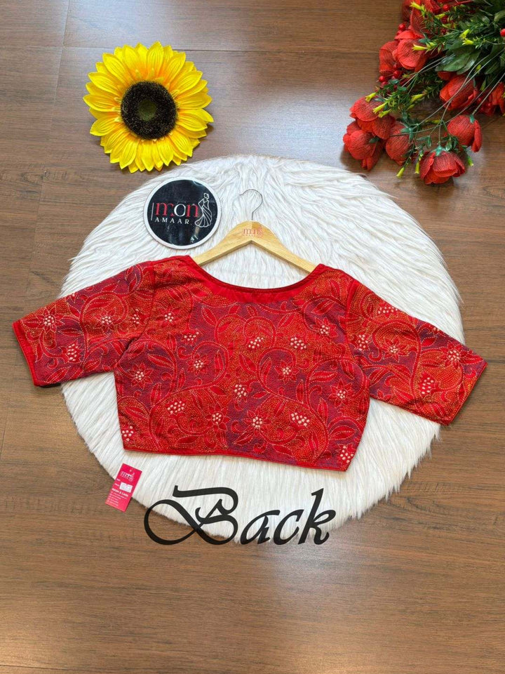 The Thread Sketch -Kantha Stitch Blouse