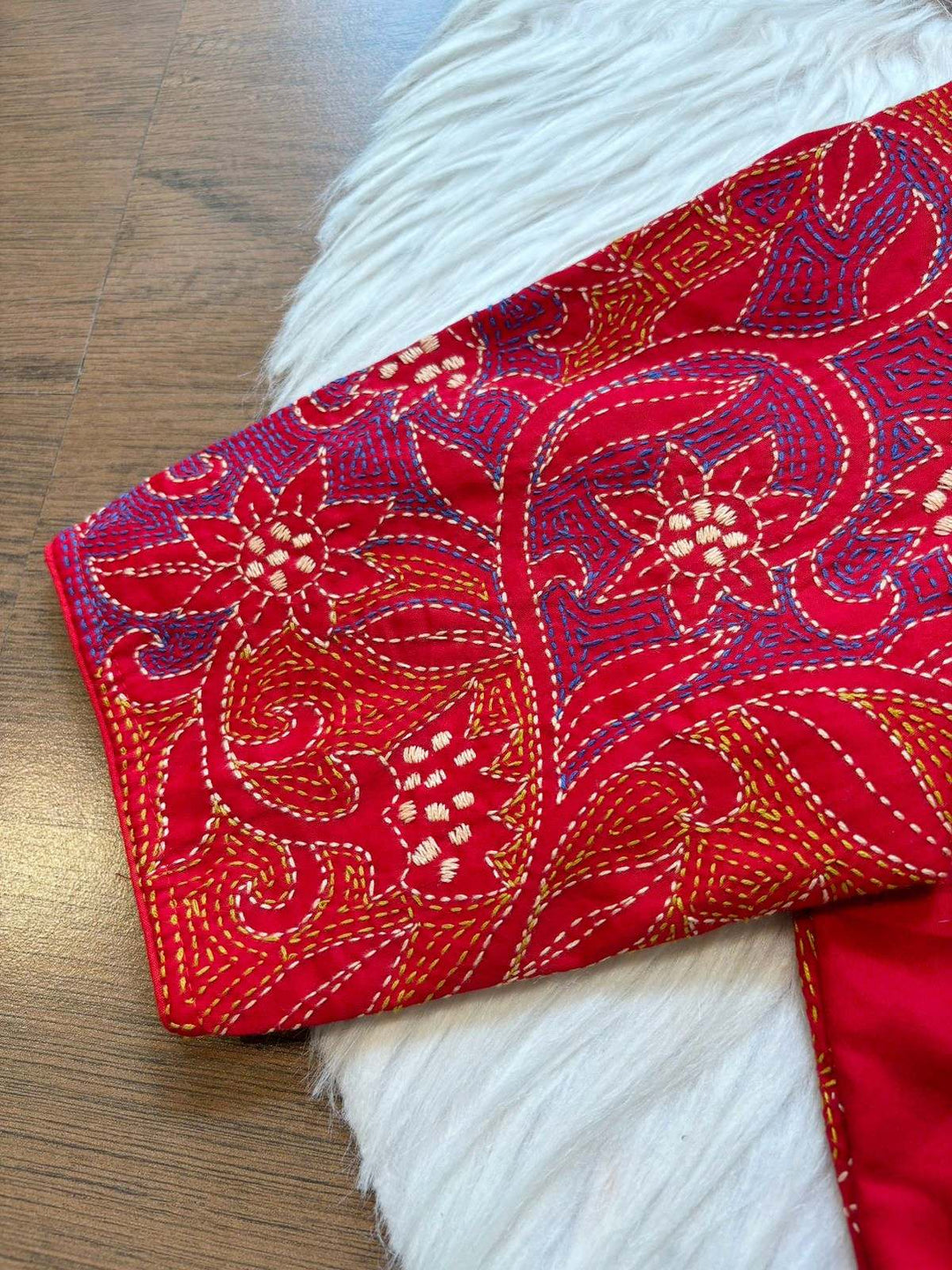 The Thread Sketch -Kantha Stitch Blouse
