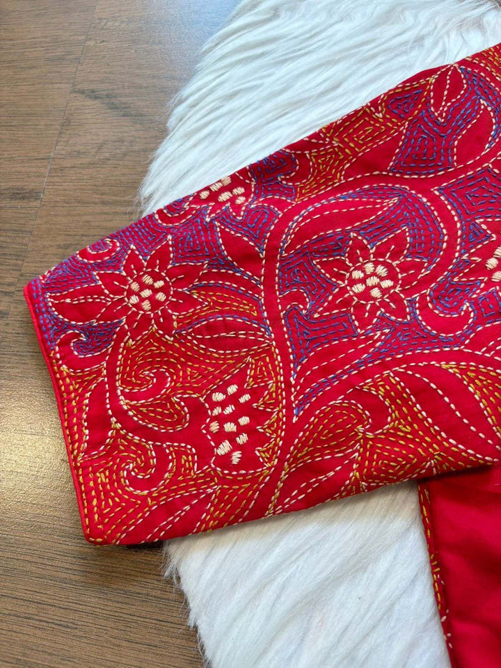 The Thread Sketch -Kantha Stitch Blouse