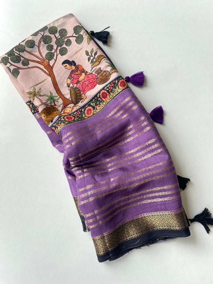 Navya Sanskaar Fancy Silk Saree