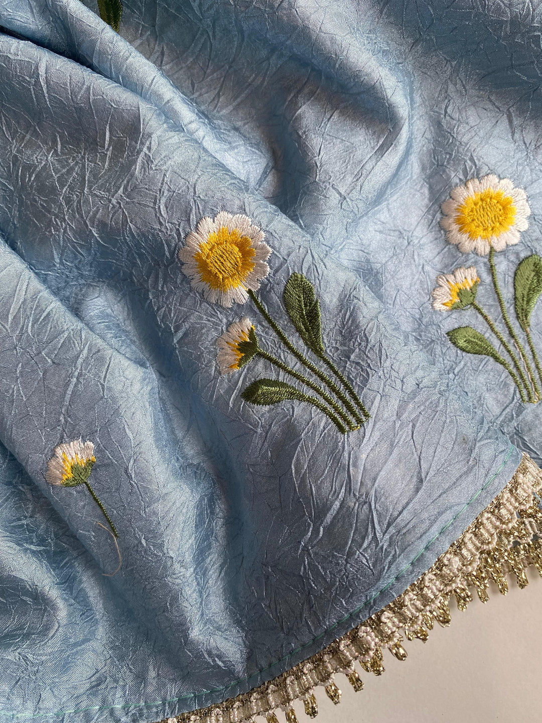 The Golden Script Crush Silk Saree