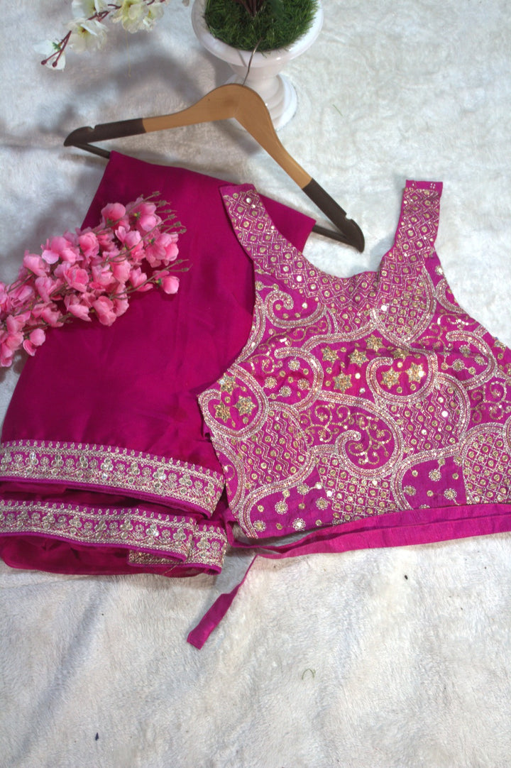 Sunehri Rang Rangoli Silk Saree