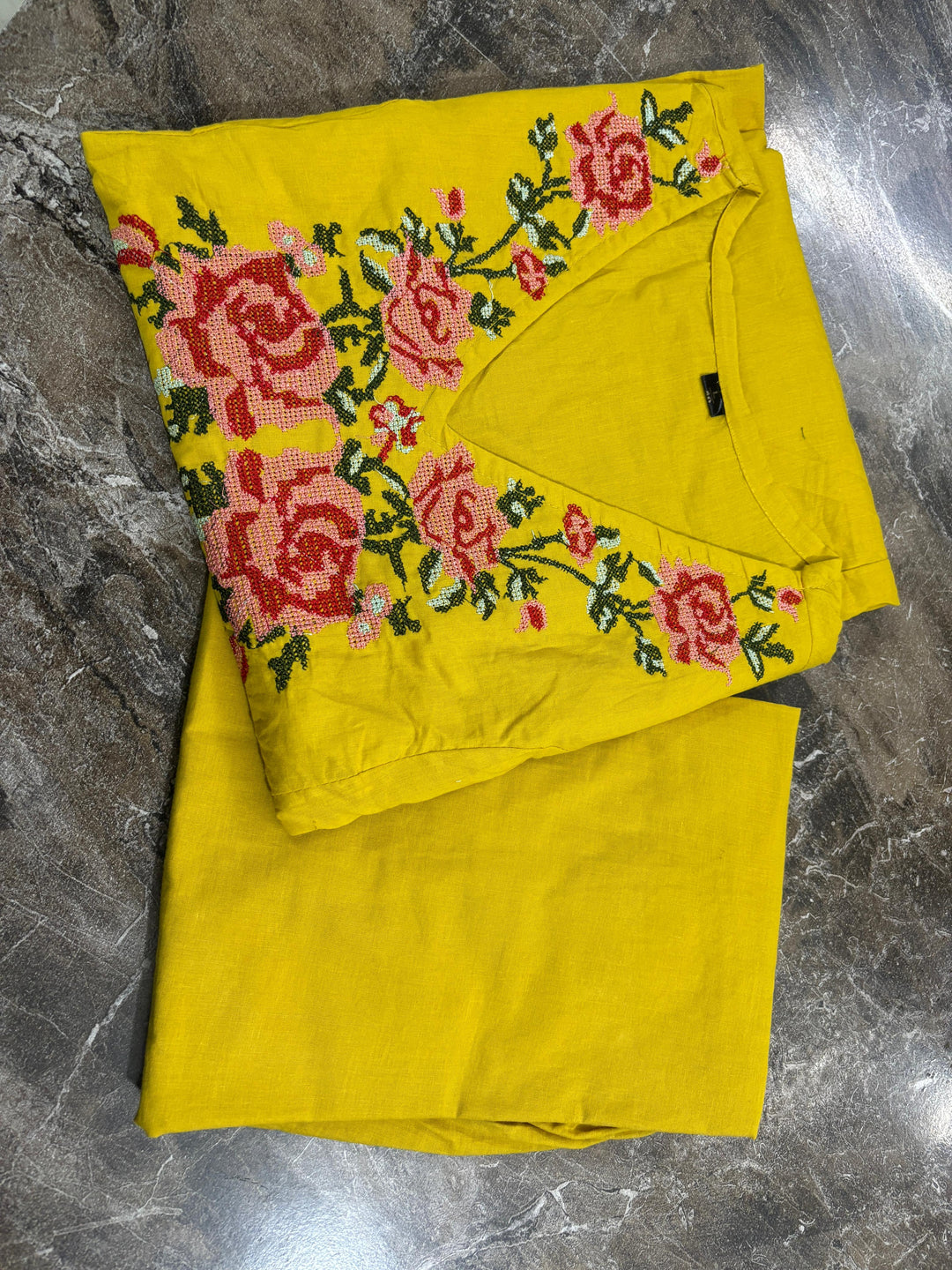 Tune of Awe Cotton Kurti Set