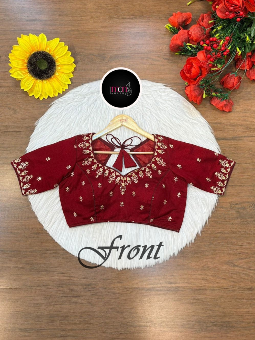 The Blouse Edit - Vichitra Silk Blouse