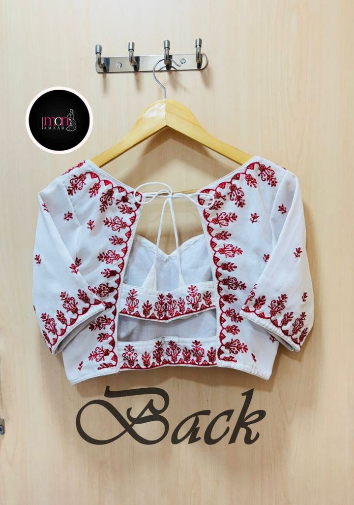 The Blouse Edit - Vichitra Silk Blouse