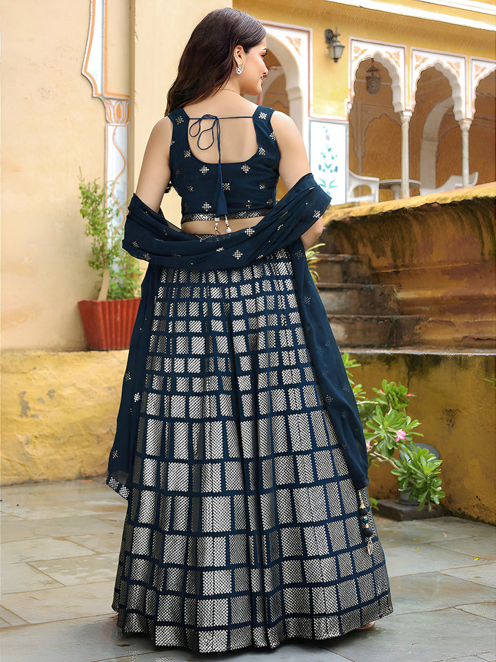 Sitaron ki Raah Georgette Lehenga