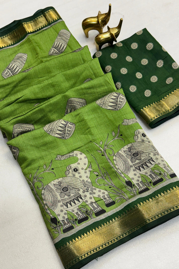 Legacy Blend Mangalagiri Silk Saree