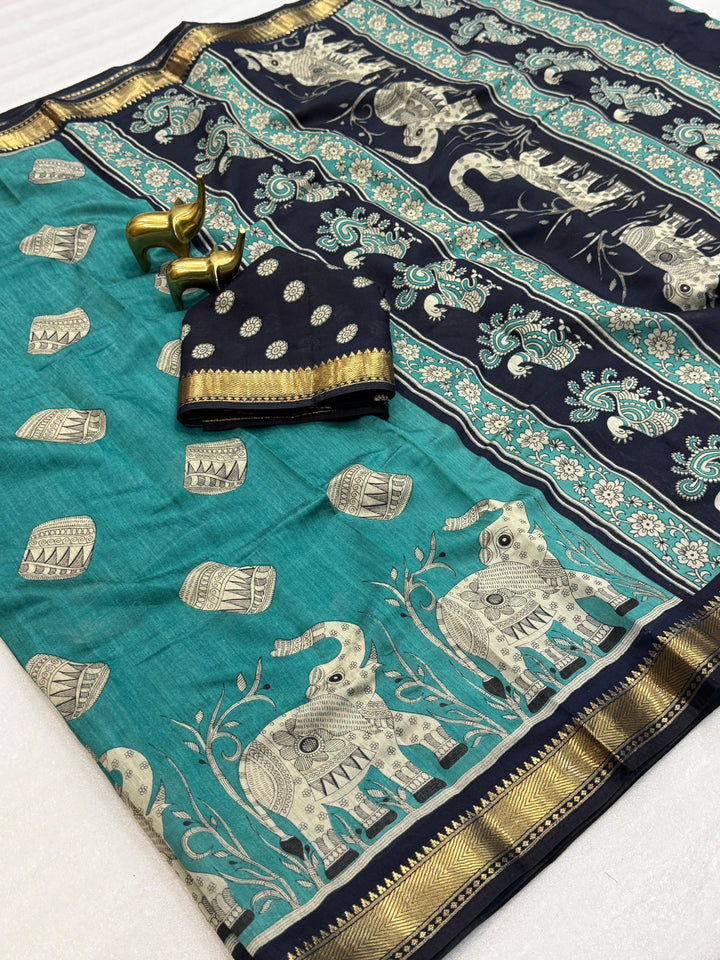 Legacy Blend Mangalagiri Silk Saree