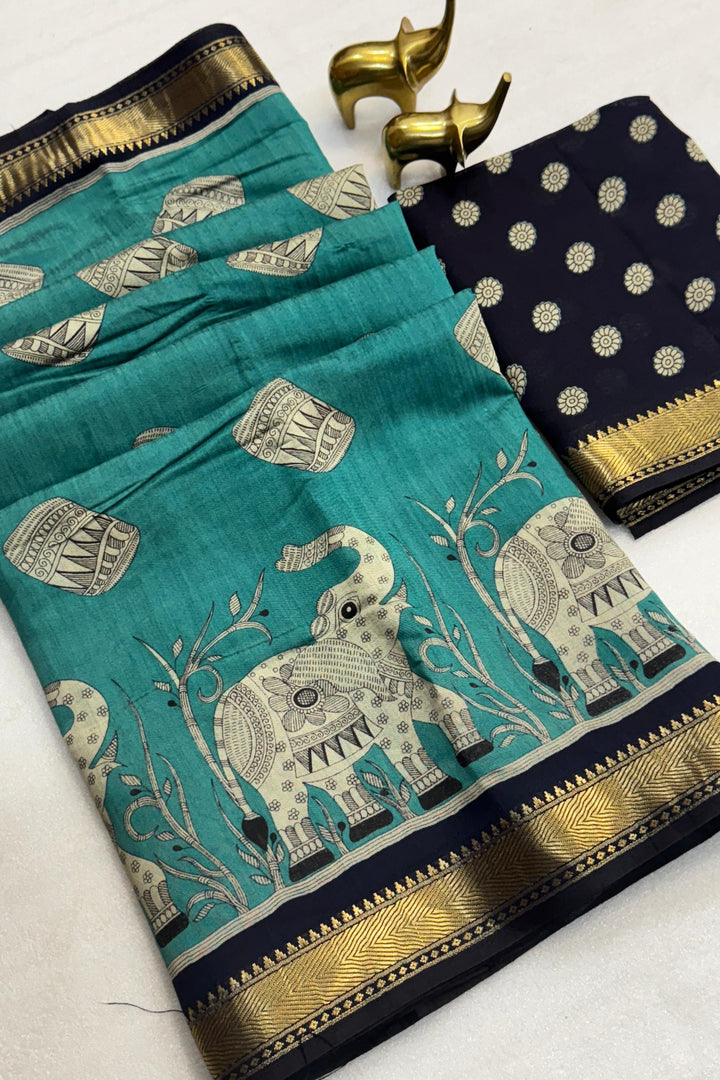Legacy Blend Mangalagiri Silk Saree