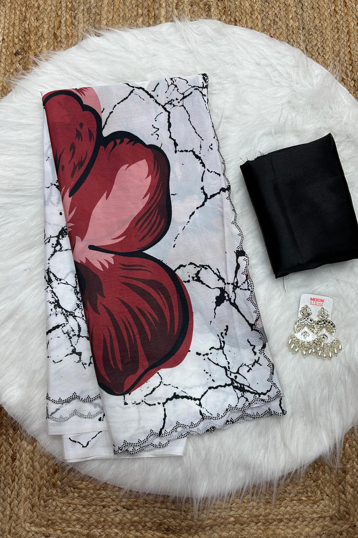Heritage Remix Crepe Satin Silk Saree