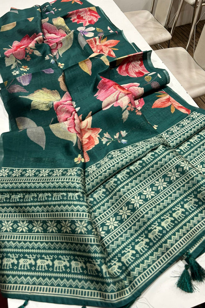 Drape Delight Tussar Silk Saree
