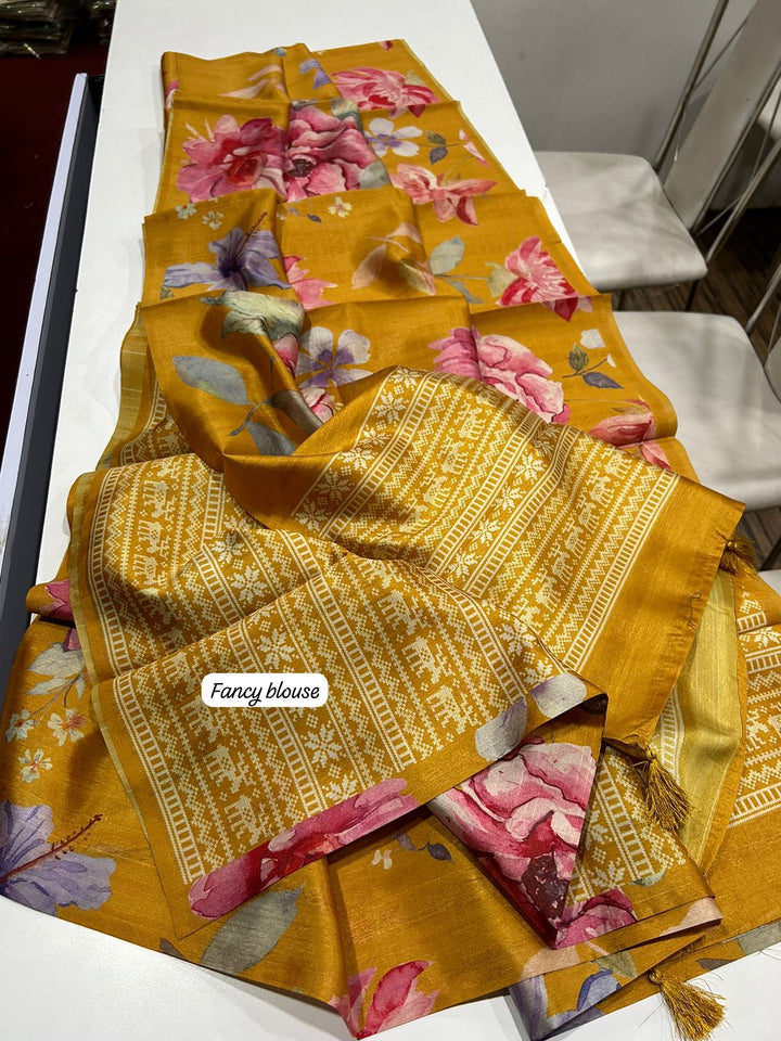 Drape Delight Tussar Silk Saree