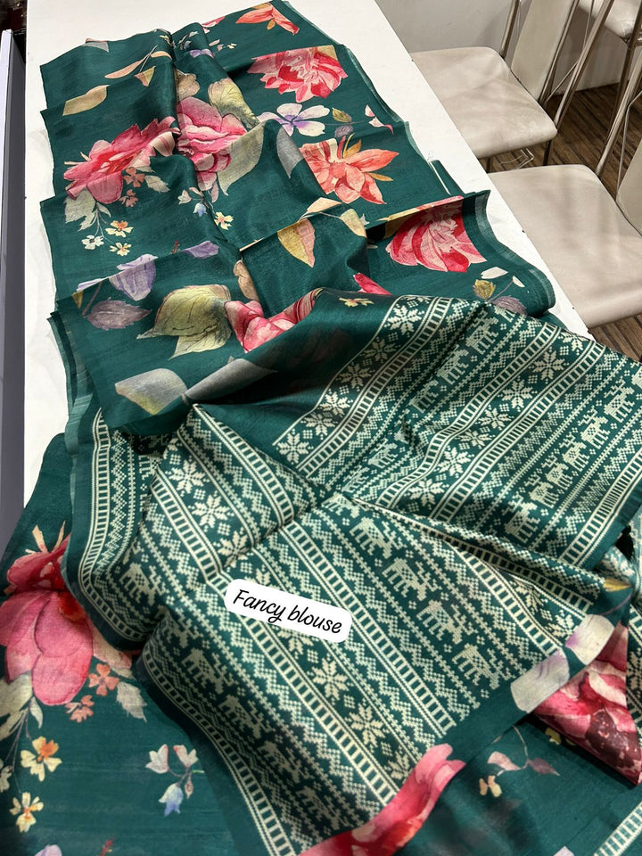 Drape Delight Tussar Silk Saree