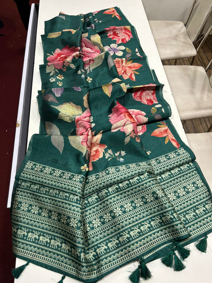 Drape Delight Tussar Silk Saree