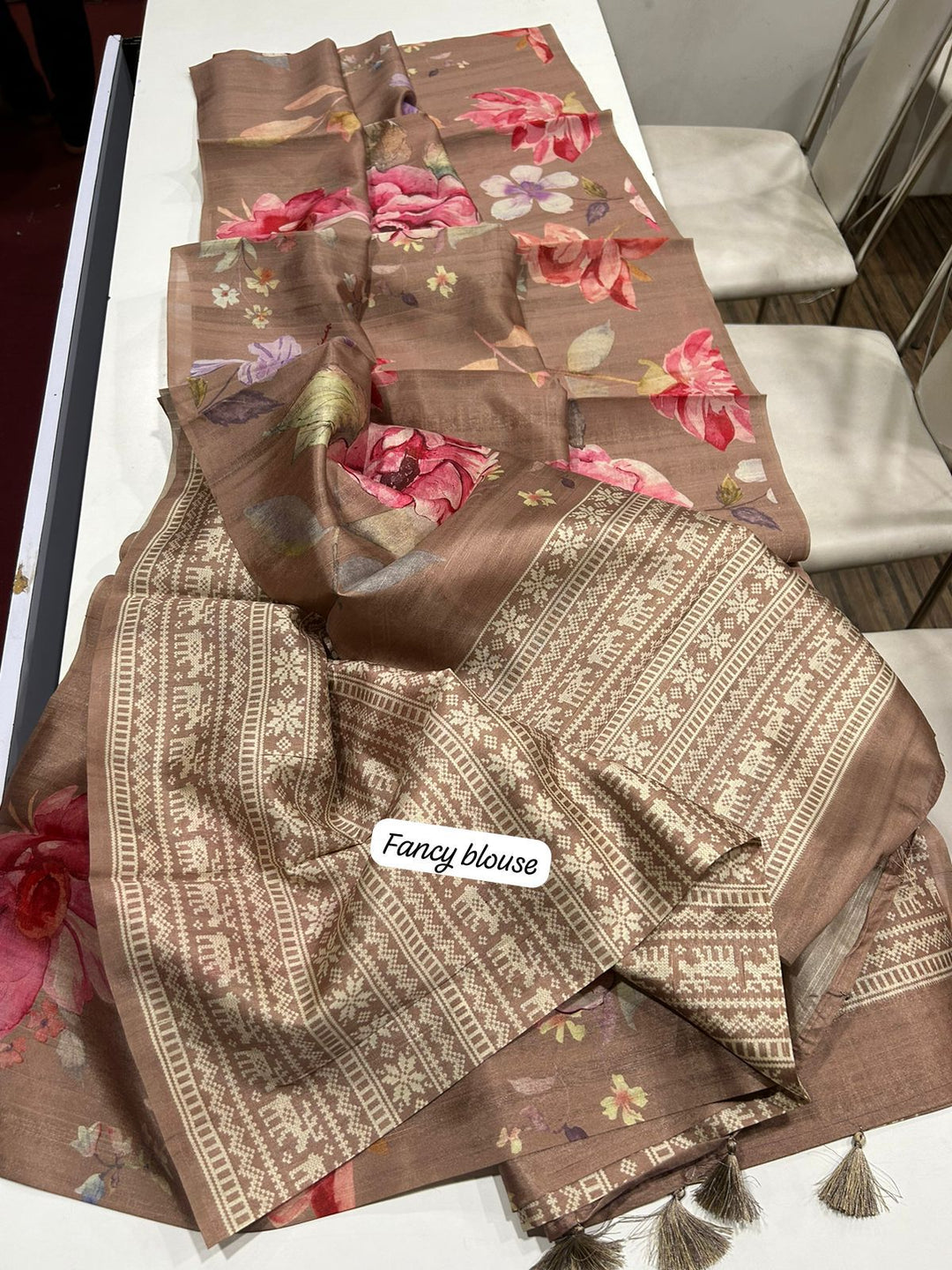 Drape Delight Tussar Silk Saree