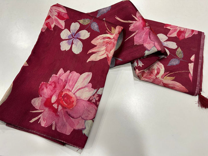Drape Delight Tussar Silk Saree