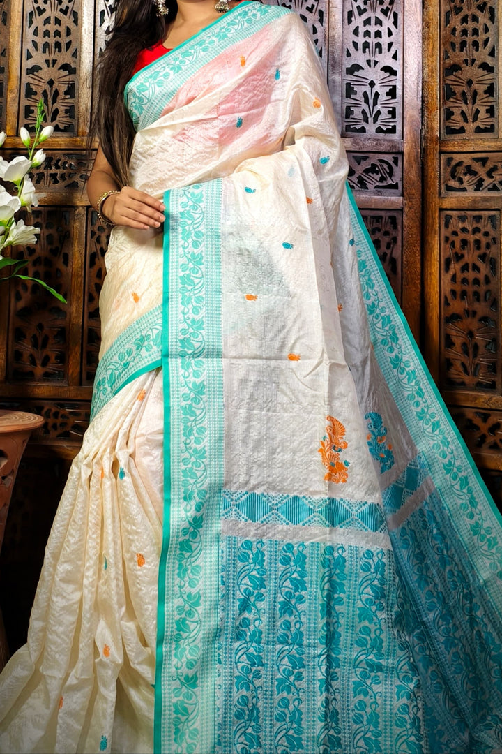 Meghmala  Gacchi Tussar Saree