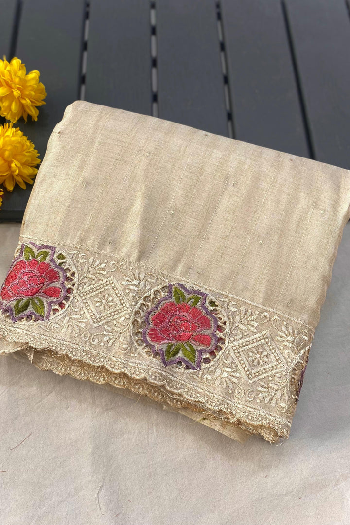 Rustic Radiance Tussar Silk Saree