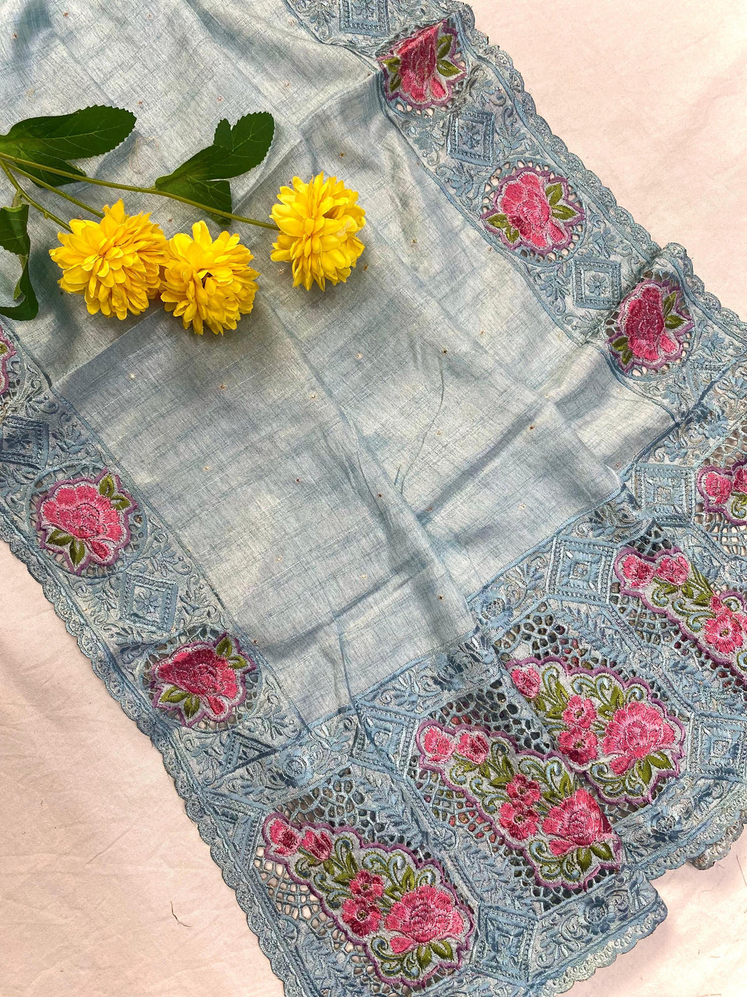 Rustic Radiance Tussar Silk Saree
