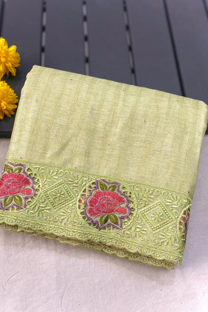 Rustic Radiance Tussar Silk Saree