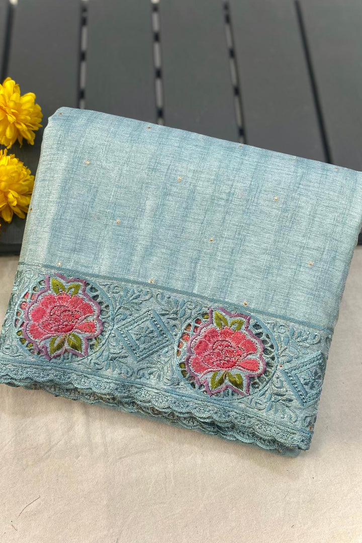 Rustic Radiance Tussar Silk Saree