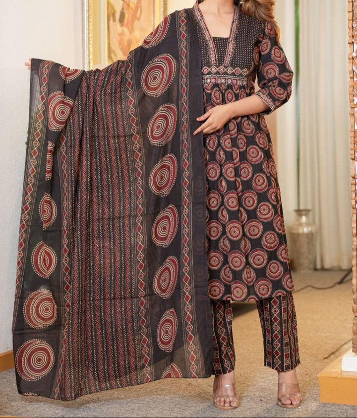 Ivorymist Cotton Kurti Set