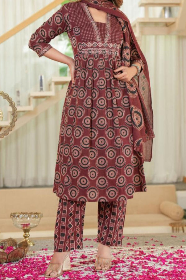 Ivorymist Cotton Kurti Set
