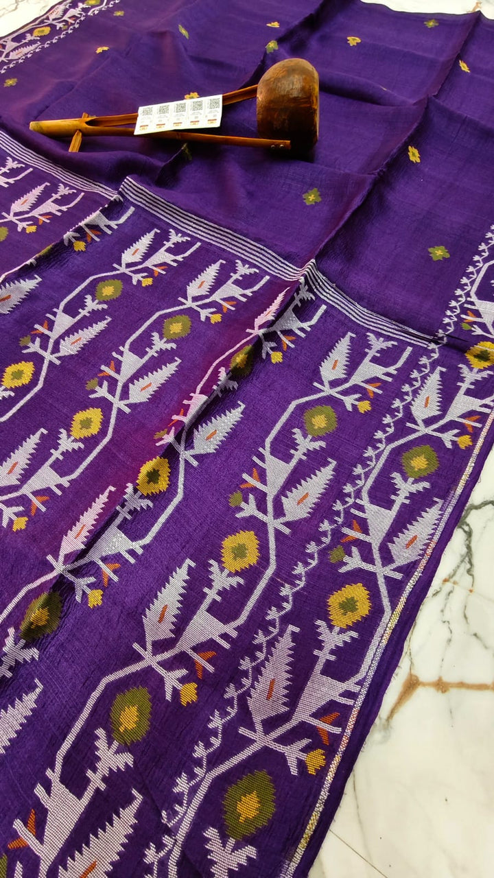 Sonar Moyna Gacchi Tussar Saree