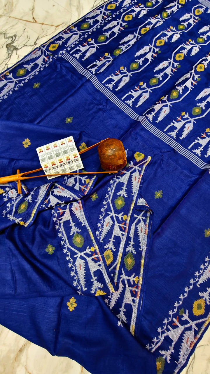 Sonar Moyna Gacchi Tussar Saree